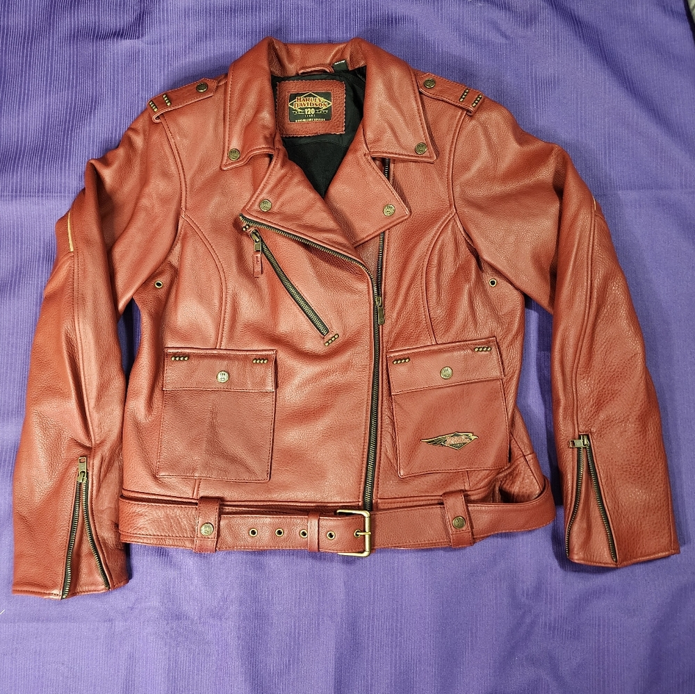 Harley-Davidson 120th Anniversary Collectors Edition Women's Leather Jacket